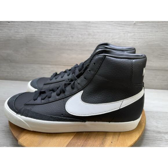 Nike Mens Blazer Mid 77 BQ6806-002 Black Casual Shoes Sneakers Size 10 - Picture 2 of 8